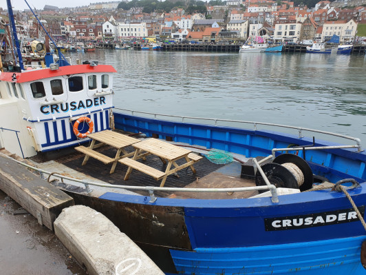 Our fishing boat Crusader