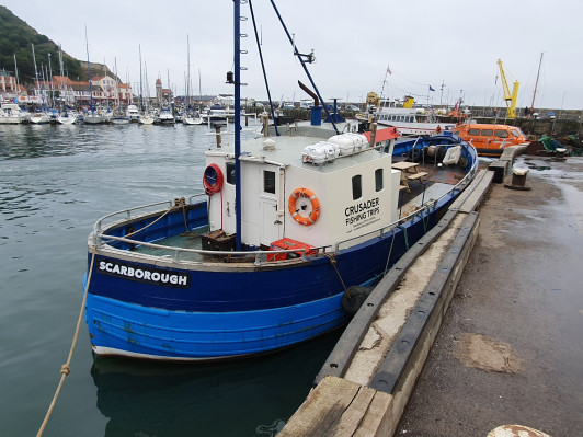 Our fishing boat Crusader